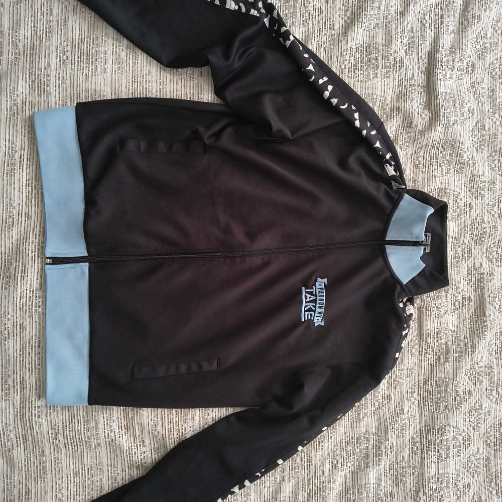 Black and Blue Track Jacket
